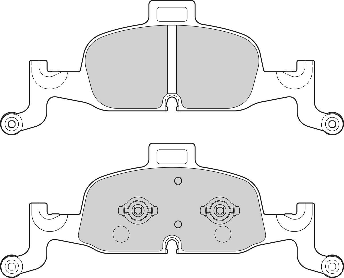 BRAKE PADS FIRST AUDI A4 B9 FR
